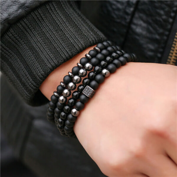 4ps/set men bead bracelet