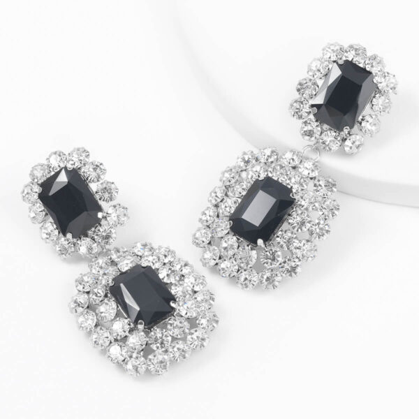 Luxury Rhinestone Statement Drop Earring